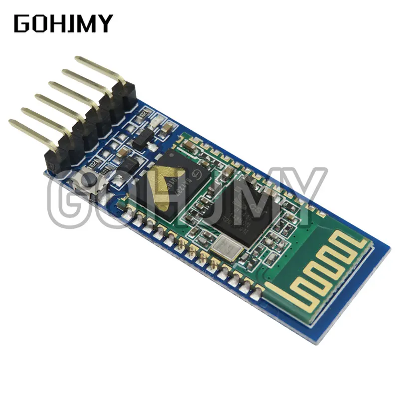 Free Shipping 10pcs/lot HC05 JY-MCU anti-reverse, integrated Bluetooth serial pass-through module, HC-05 master-slave 6pin