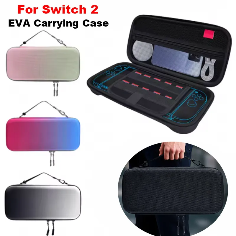 

EVA Carrying Case For Switch 2 Travel Portable Hard Shell Shockproof Storage Bag Compatible with Switch2 Gaming Accessories