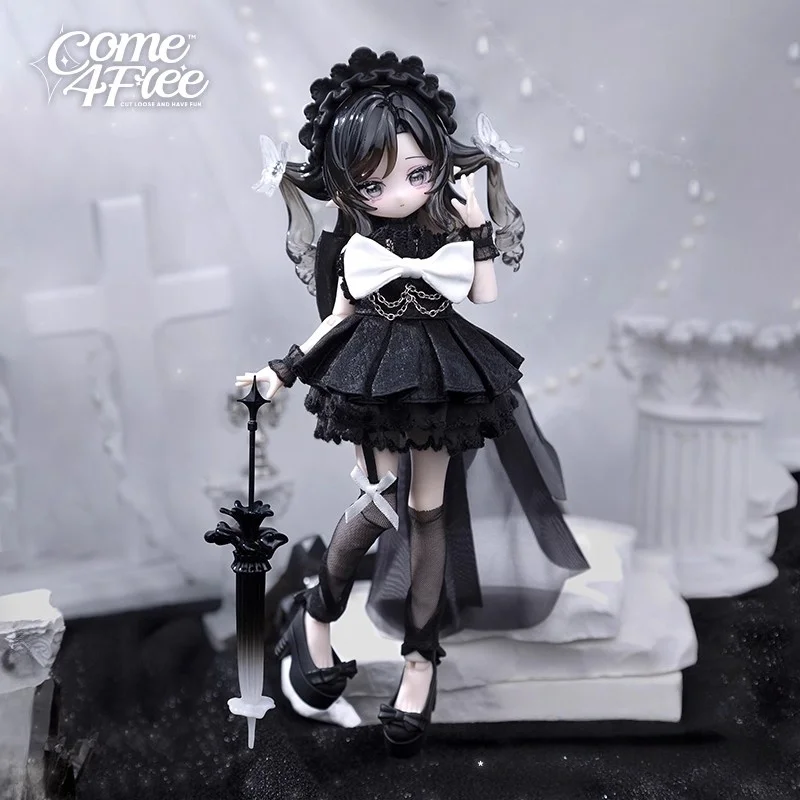 BJD 인형 블라인드 박스 코메프리 라이스 스위트 오션 젬 8분 모바일 인형 트렌디한 놀이로 변신 가능