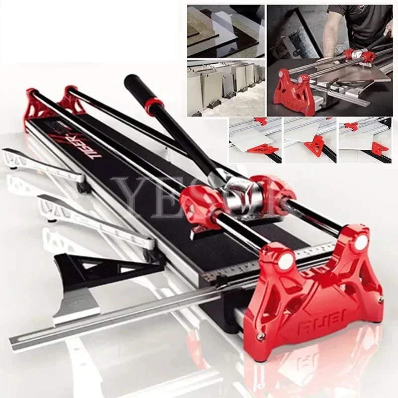 Tile Cutter Manual Ceramic Tile Cutting Machine Push Type High Precision Workbench Brick Polished Brick Ceramic Cut Tools