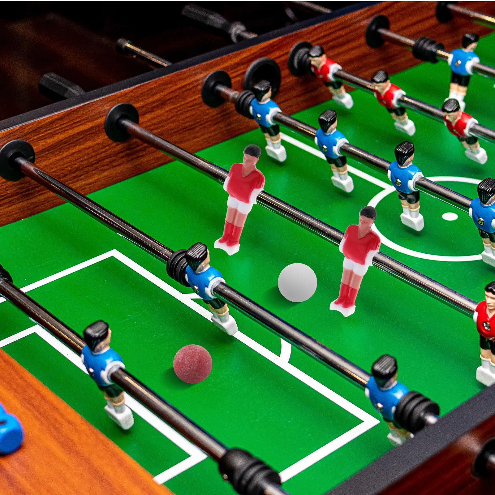 

10Pcs Realistic Foosball Players Set Mini Table Football Figures Resin Soccer Men for Office Home Cafe Relaxation Hand Eye