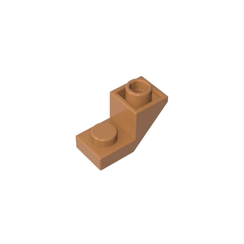 Gobricks 10PCS MOC 2310 Tilt Inverted 45 2x1 With 2/3 Incision Building Block Bulk Educational Replaceble Particle Puzzle Gift