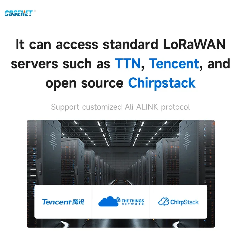 868/915MHz Lorawan Gateway Wireless Data Transceiver CDSENET E78-DTU(900LN22) RS232 RS485 22dbm 3KM OTAA ABP AT Command