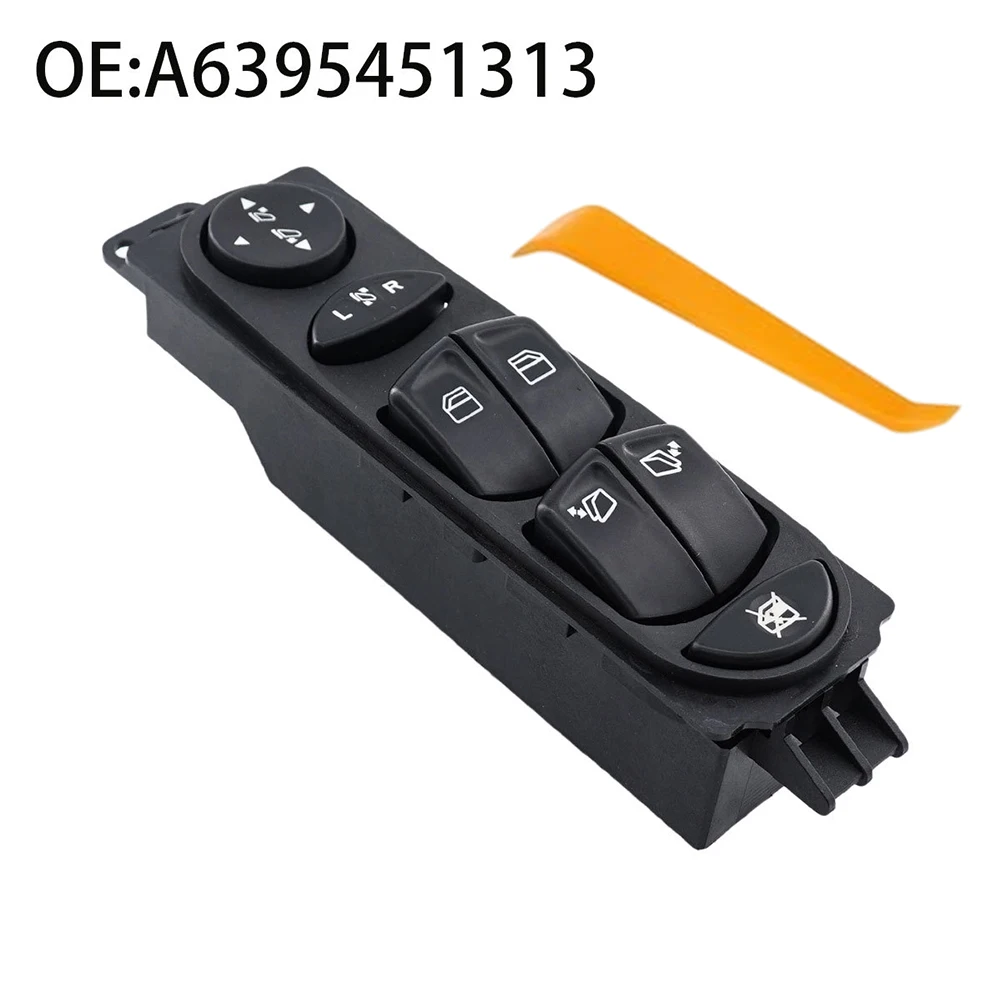 Front Left Switch Electric Window Switch Waterproof And Shockproof High-molecular-weight ABS For Mercedes W639 Vito