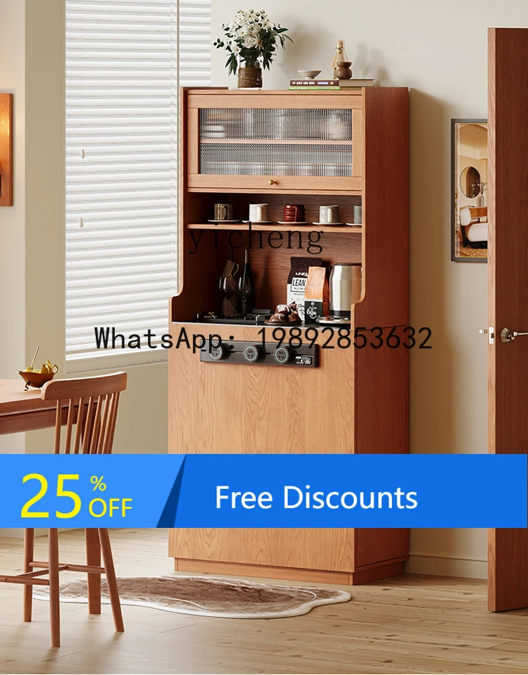 AA  dining table crevice dining side storage wall integrated high cabinet separate small narrow island cabinet