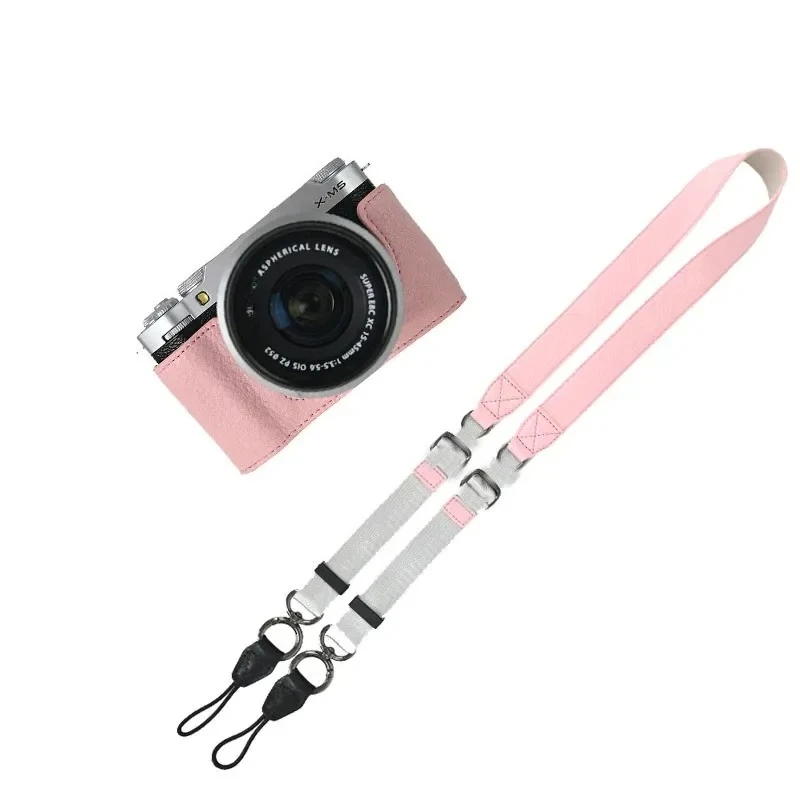 

For Fujifilm XM5 protective case cover PU Leather Fujifilm XM5 Camera Case Bag Half Body Cover