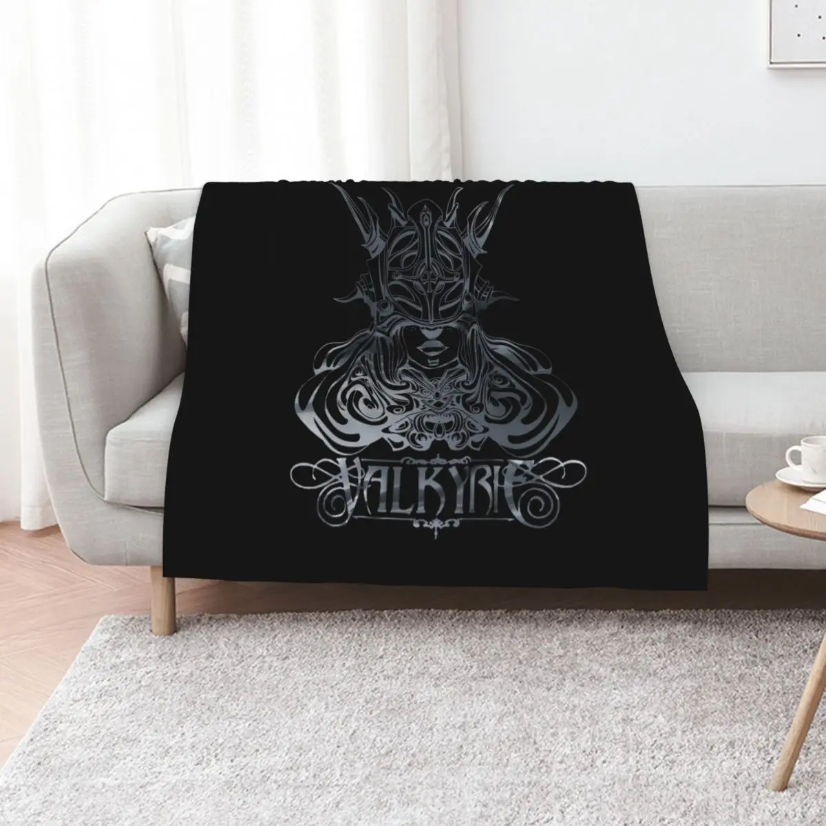 

Valkyrie Warrior Throw Blanket Softest Bed Fashionable anime Designers Blankets