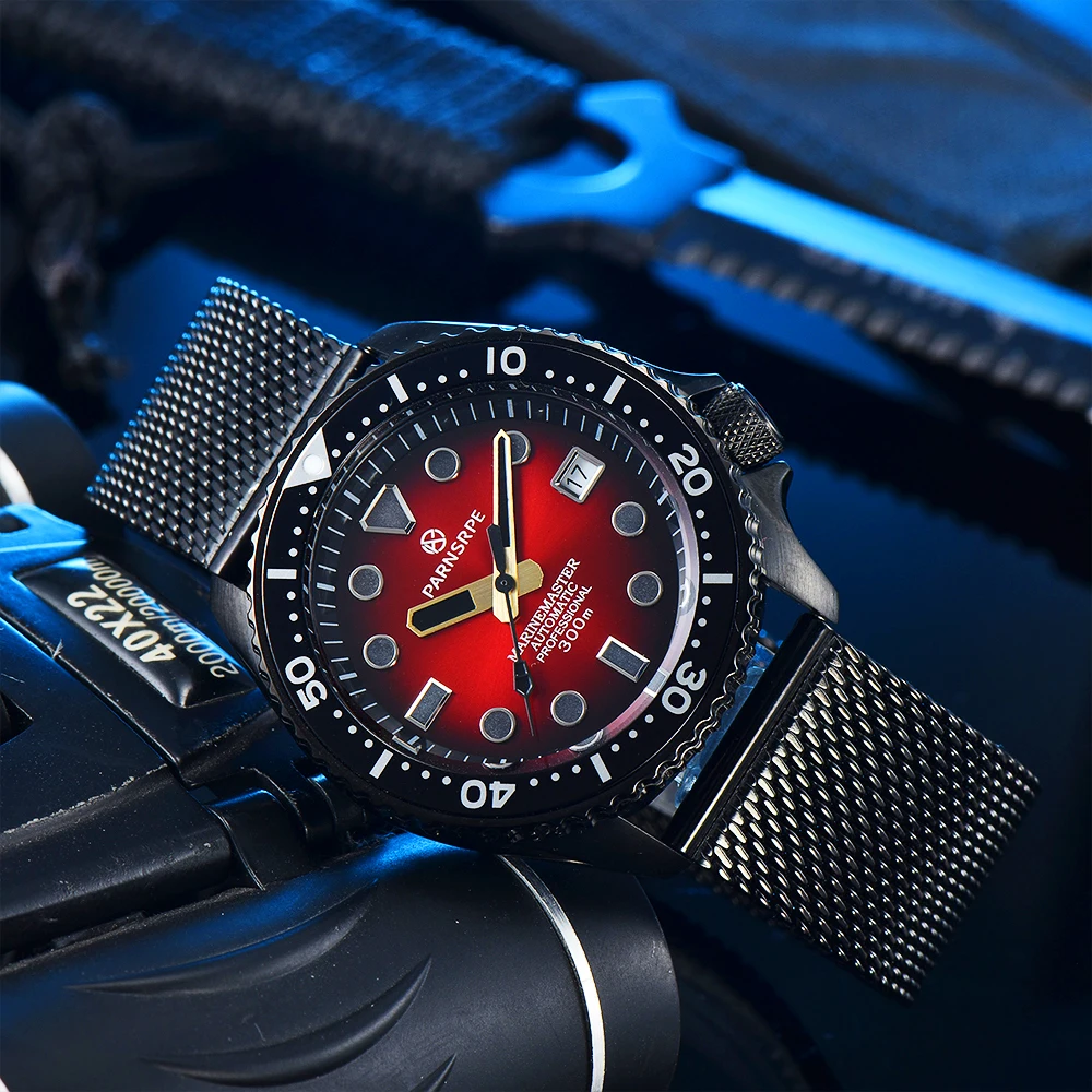 

Boutique luxury Sapphire automatic mechanical men's watch waterproof 100m fashion 42mm stainless steel luminous watch