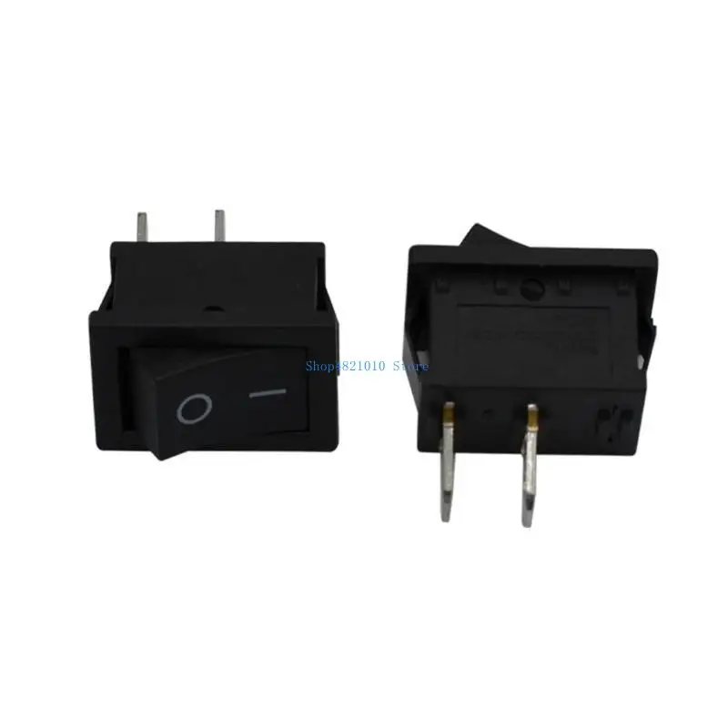 T3LF SPST On/Off 2-Pin 2-Position 250V 3A Boat Rocker Toggle Switches Car Truck Boat Round Rocker Switches