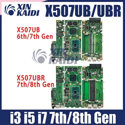 X507UF Mainboard For Asus X507UBR X507UB X507UFR X507UAR Y5000UB Laptop Motherboard I7-I5-I3/6th 7th 8th Gen 100% Working