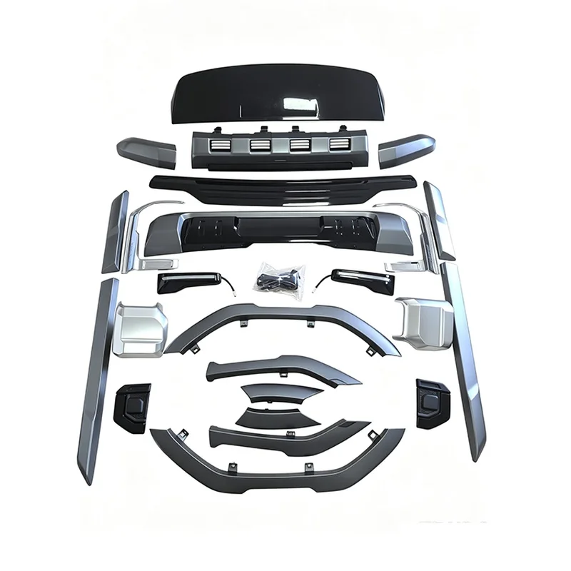 4X4 Offroad New Style Facelift Body Kit Front Rear Bumper Guard Exterior Refit Parts for Land Cruiser Prado