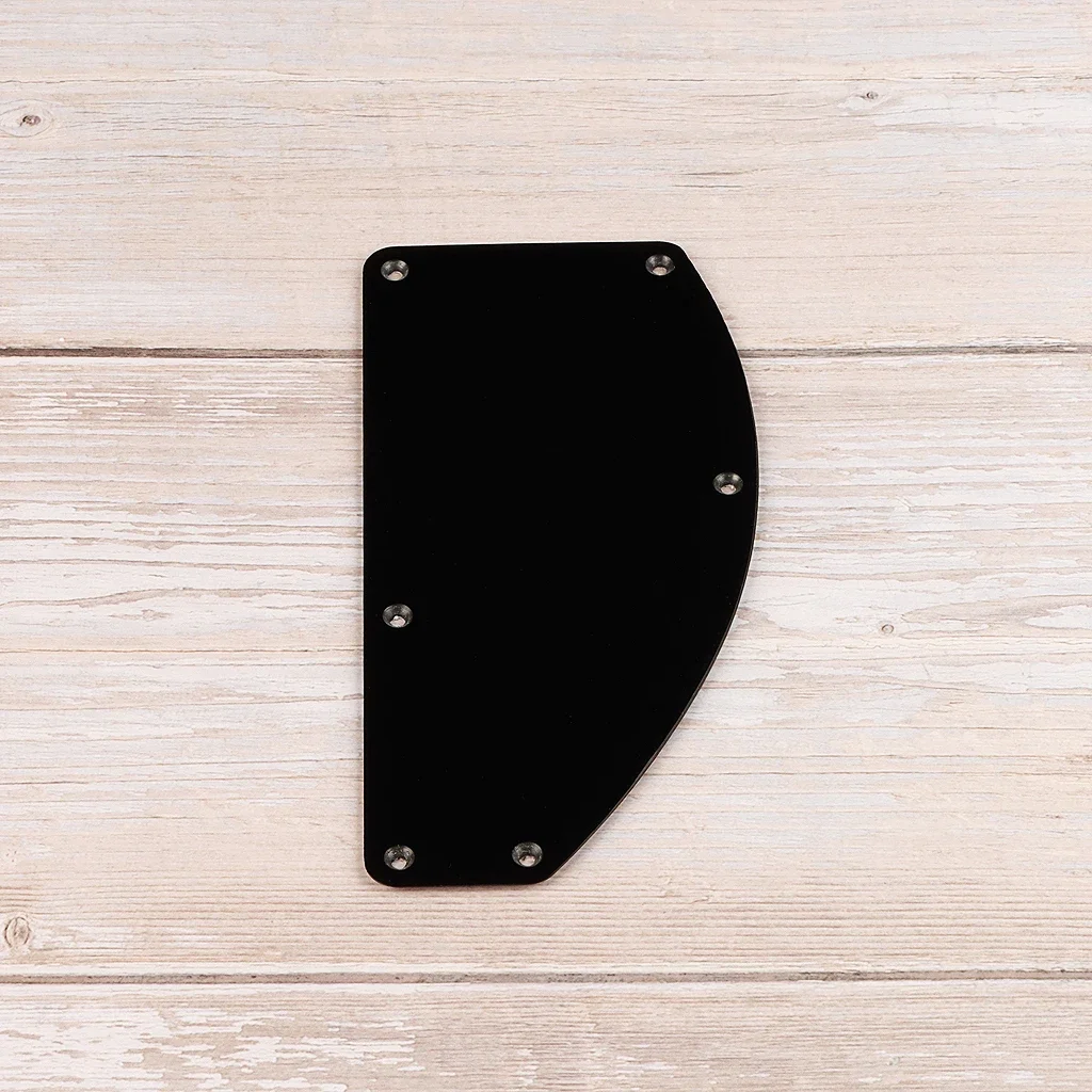 Black Plastic Bass Guitar Cavity Cover Cover Back Plate Wiring BackPlate Guitar Pickguard Guitar Accessories