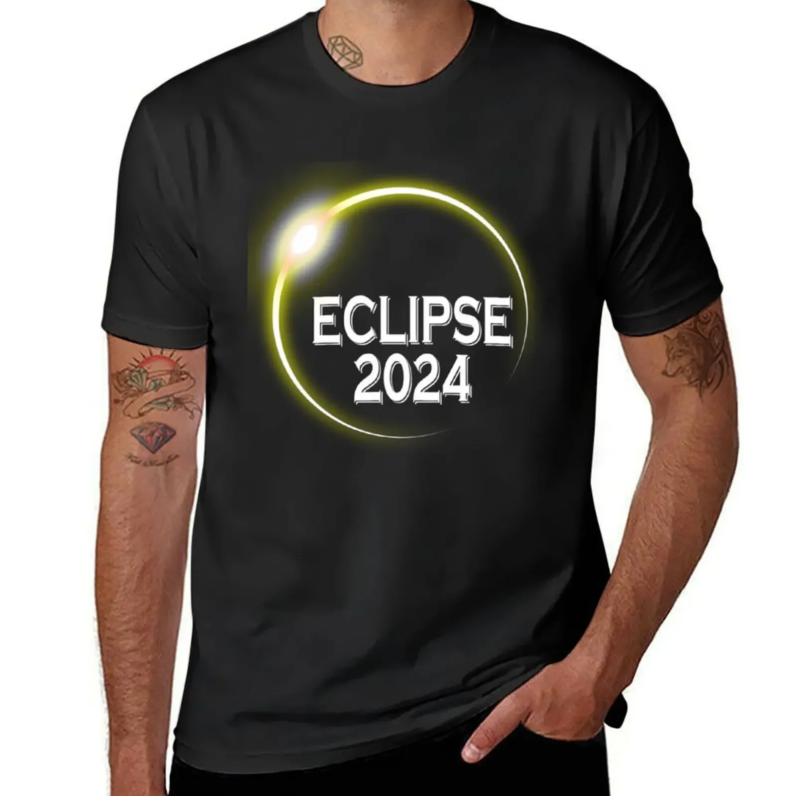 

Eclipse 2024 T-Shirt Aesthetic clothing sports fans korean fashion vintage anime shirt mens big and tall t shirts