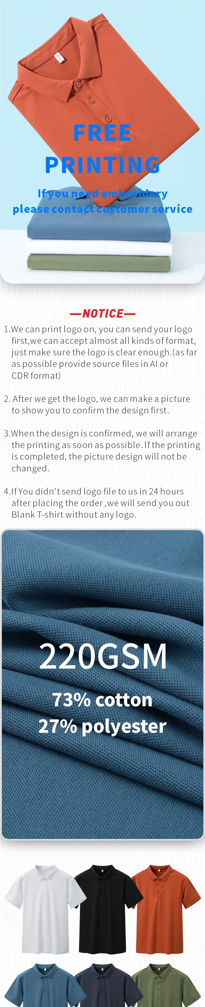 NEUES individuelles Polohemd mit kostenlosem Logodruck, Kleidung für Herren und Damen, Business Casual T-Shirt, Firmen-Stickerei, weiches, atmungsaktives T-Shirt – Detail 1