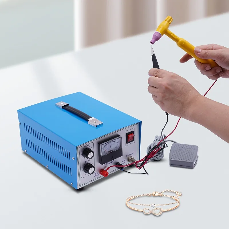 

50A Pulse Spot Laser Welding Machine Handheld High-power Butt Welder Tool Gold Silver and Copper Jewelry Welder Equipment