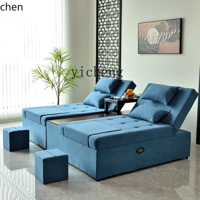 ZMLsofa voetbad en voetmassage geïntegreerd rustbed voetmassage bank fauteuil