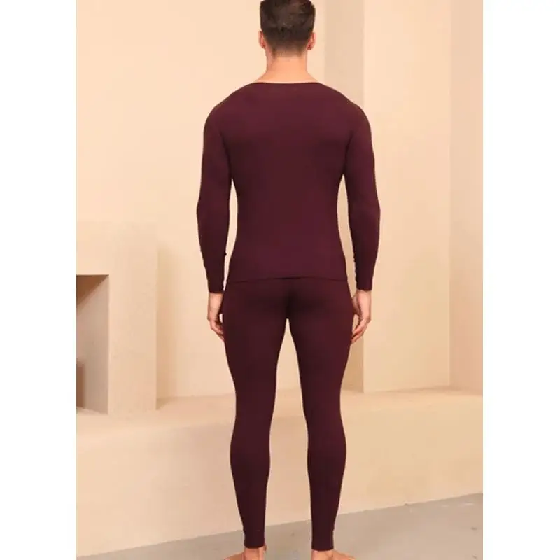 Golden fleece thermal underwear for men and women with thickened fleece double-layer set