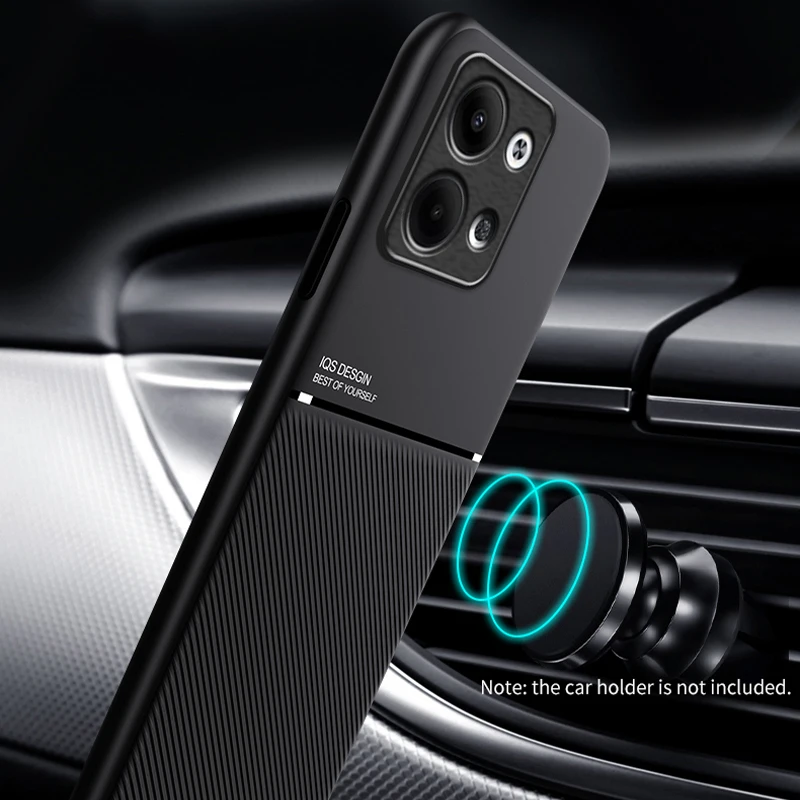 For OPPO Reno 9 Pro Case Soft TPU Shockproof Phone Cases For Oppo Reno 9 Pro + Plus Reno9 Car Magnetic Holder Leather Back Cover