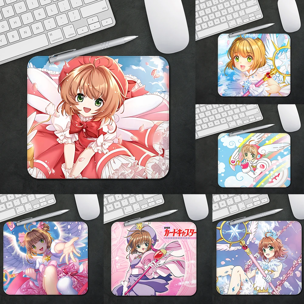 

Anime Card Captor Sakura Gaming Mouse Pad XS Small Mousepad For PC Gamer Desktop Decoration Office Mouse Mat Deskmat Rug