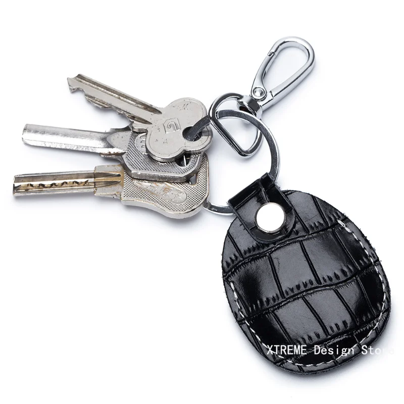 PU Leather Keychain Card Cover For Alarm Tag Intercom Key Access Entry Card Set Car Key Fob Protector Card Protector