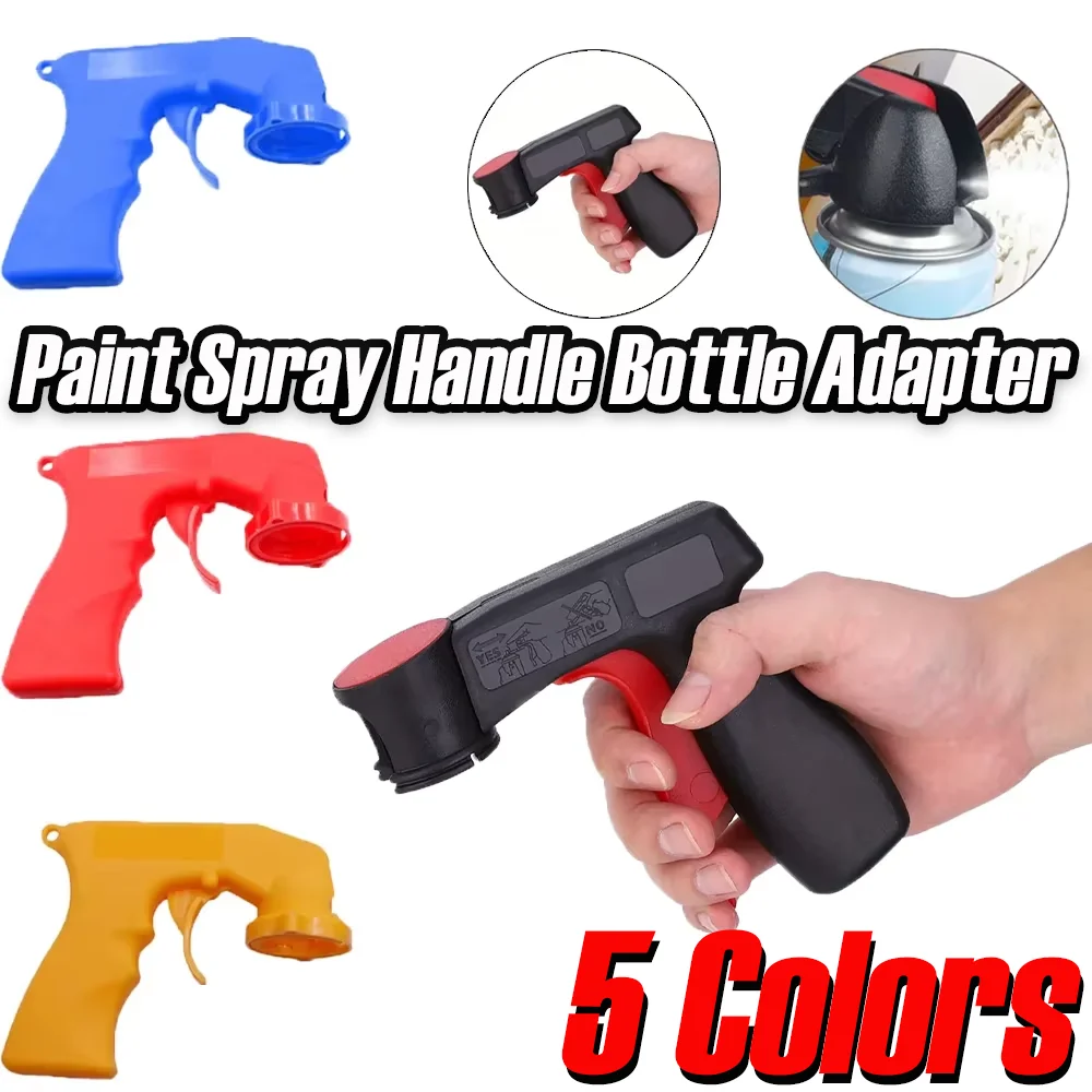 

Practical Paint Spray Handle Bottle Adapter Generic Protable Car Spray Care Tool Auto Maintenance Repair Tools Accessories