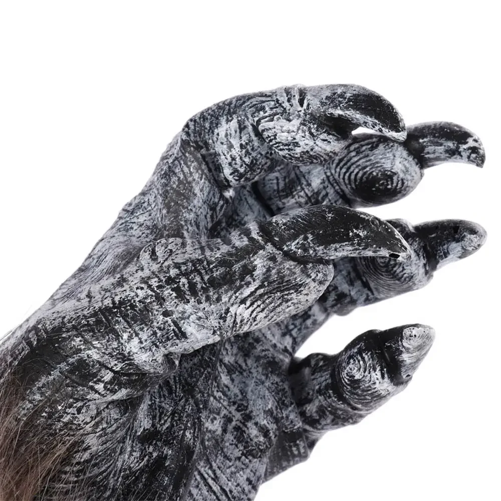 Horror Werwolf Handschuhe Krallen Tier Wolf Bühne Cosplay Fantasy Kostüm Zubehör Männer Rollenspiel Fantasia Requisiten Party Dekor