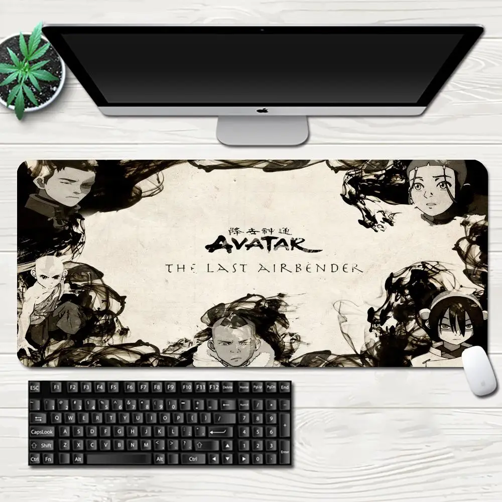 

A_Avatar the_last airbender XXL Mouse Pad Pc Gaming Accessories Tapis De Souris Keyboard Carpet Laptop Kawaii Deskmat Mousepad Mat