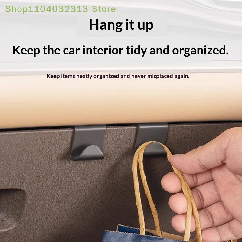 petite2/5/10Pcs Car Front Passenger Hooks Multi-Functional Automotive Glove Box Storage Holder for Interior Car Accessories