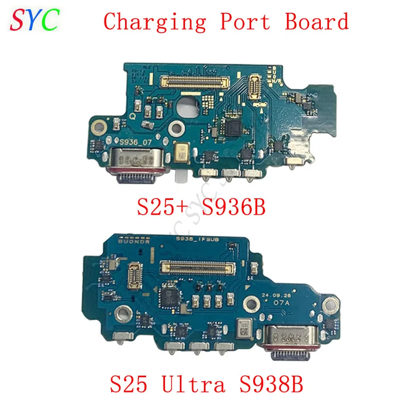 

USB Charging Port Flex Cable For Samsung S25 Ultra S938B S25+ S936B Charging Connector Board Repair Parts
