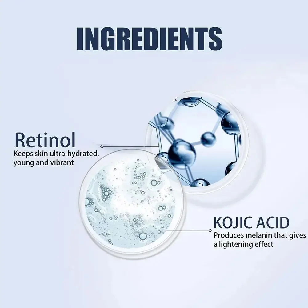 كريم عين الريتينول المضاد للتجاعيد للرجال يزيل الهالات السوداء الانتفاخ جزيئات الدهون يقلل من الخطوط الدقيقة يرطب ويضيء