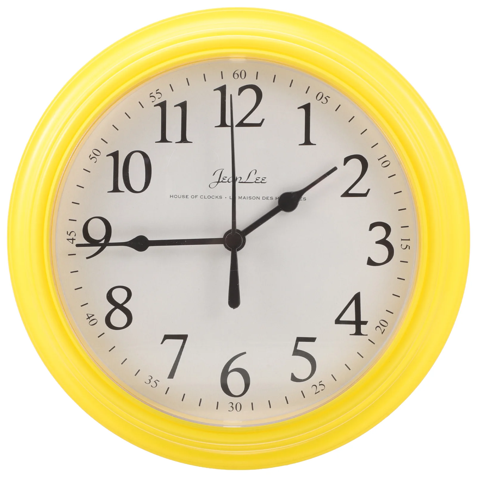 

Clock 9 Inch Wall Plastic Hanging Number for Living Room Decor Child