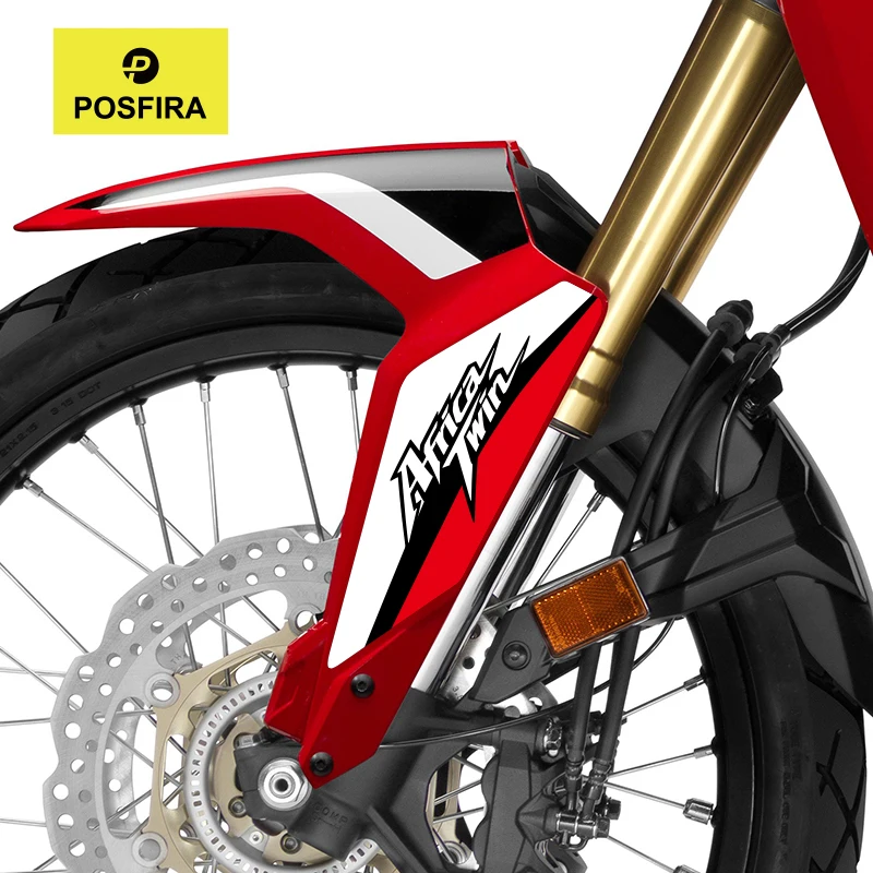 

POSFIRA наклейки на переднее крыло мотоцикла, виниловые наклейки для Honda Africa Twin 1000 CRF1000L Adventure Sports 2016-2019, аксессуары