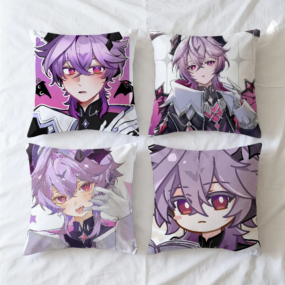 Genshin Impact Durin Cushion Cover Decorative Throw Pillow Covers Modern Square Cushion Romantic Couch Sofa Bed Car #3