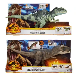 Jurassic World Thrash N Devour Tyrannosaurus Rex Strike N' Roar Giganotosaurus with Sound Effects Large Dinosaur Model Toys
