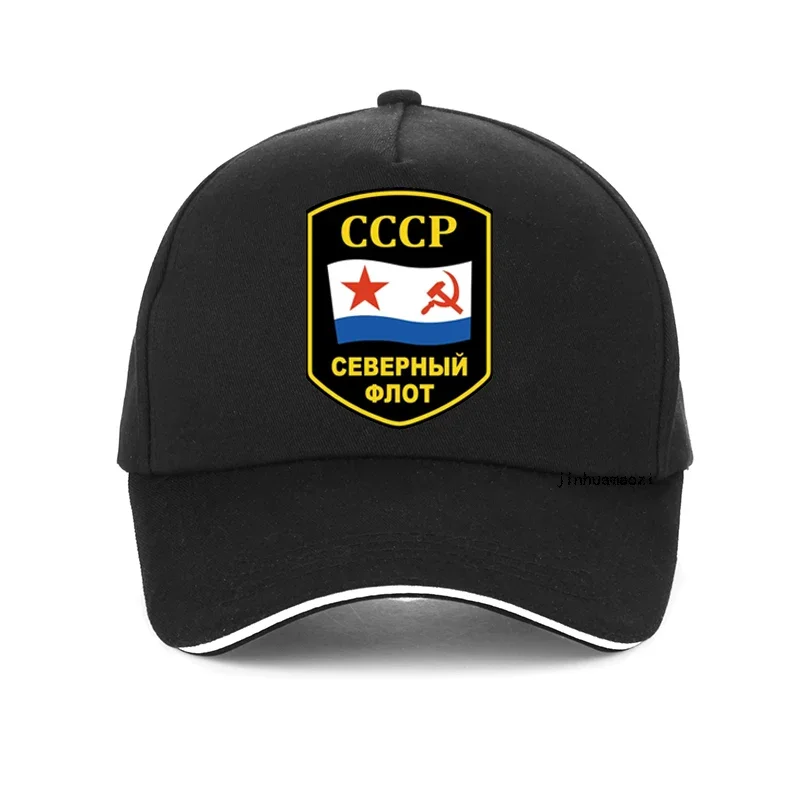 Russia Северный Флот СССР Printing Baseball Cap Summer Outdoor Adjustable Sports Snapback Hat Men Golf Hats