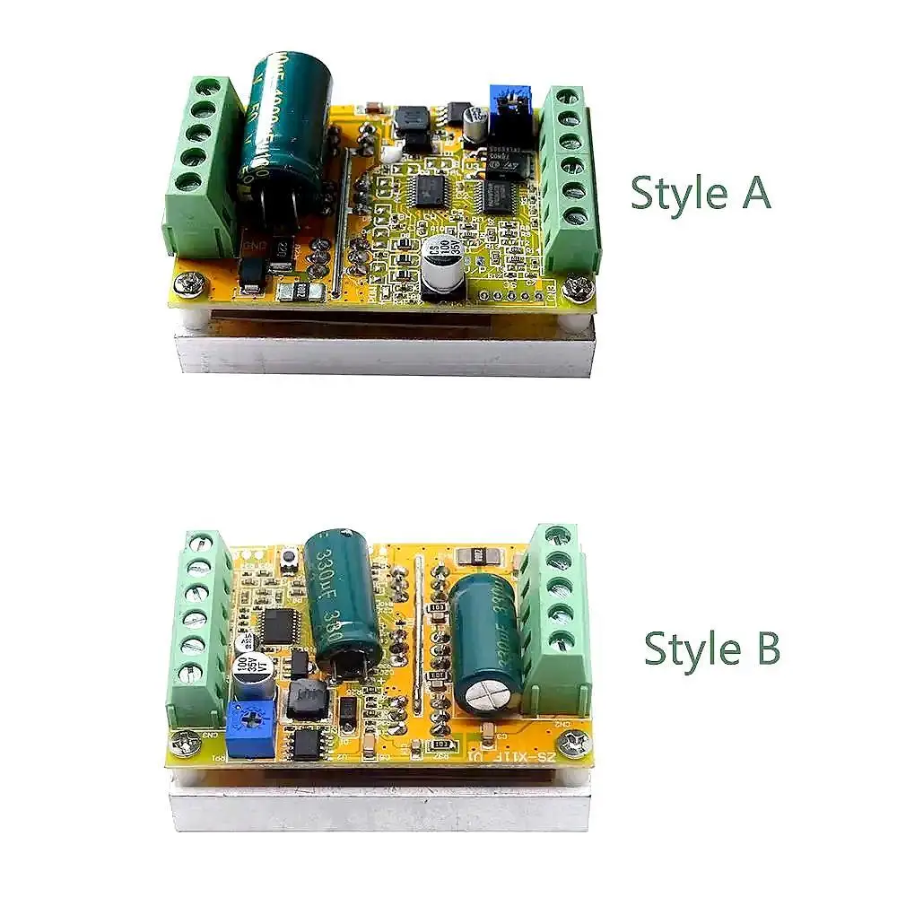 DC6.5V-50V 380W BLDC Three-Phase DC Brushless Motor Controller Hall Driver Motor Control Drive Module Pwm Signal Input