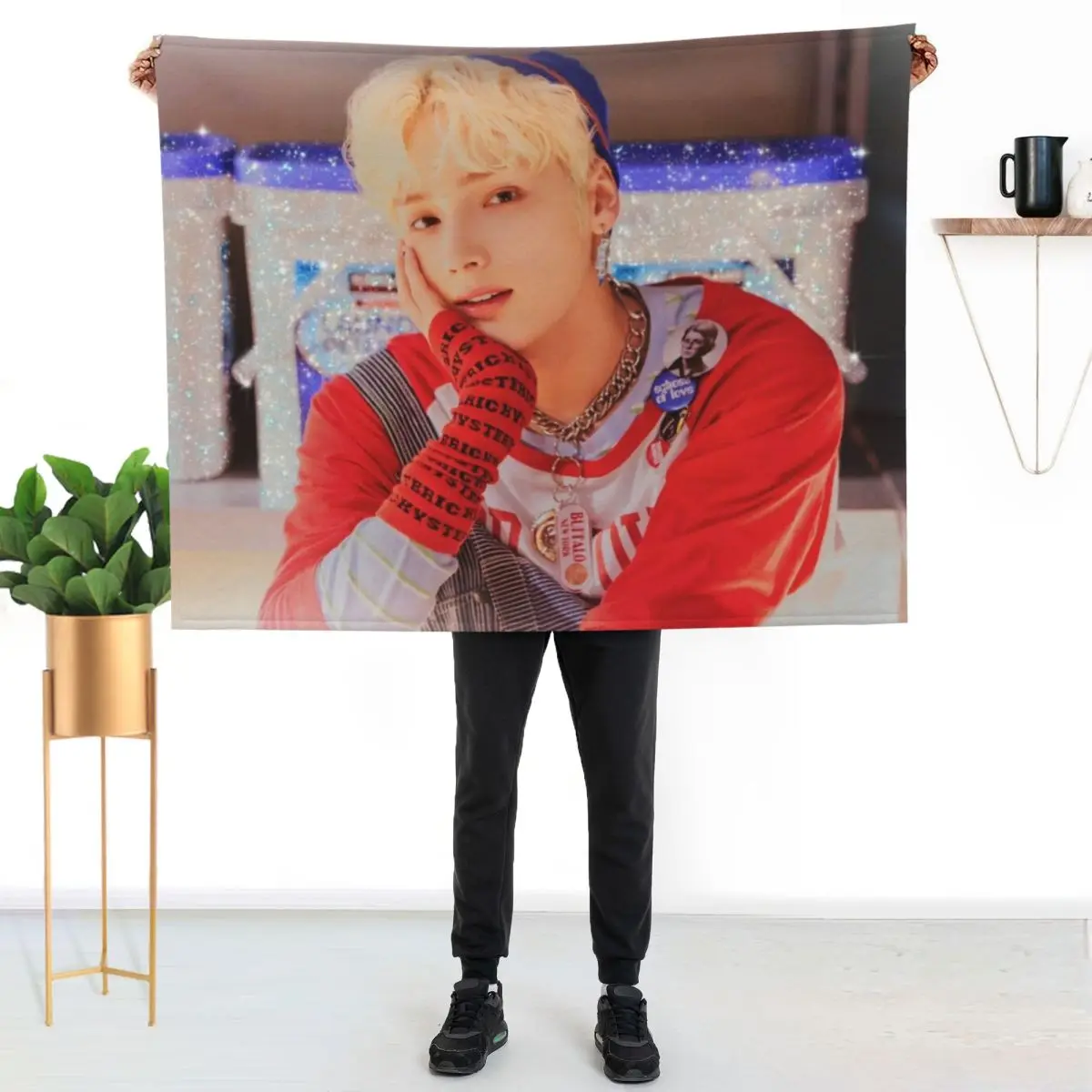 

huening kai Throw Blanket Long Lasting Soft Plush Blanket for Daily Use