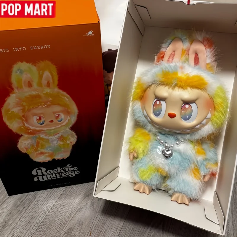 

POP MART Original Labubu The Monsters Big Into Energy Series Rock The Universe Series слепая коробка Mystery Box Игрушечная кукла Симпатичные модели