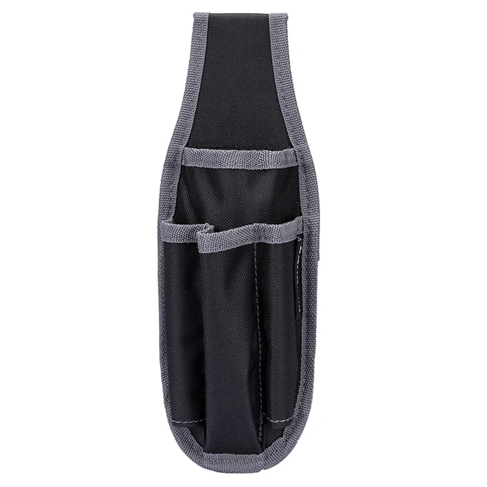 Job Site Black Compact Organizer Compact Electrician Tool Pouch Compact Tool Case Water-Resistant Pouch Easy Access Storage