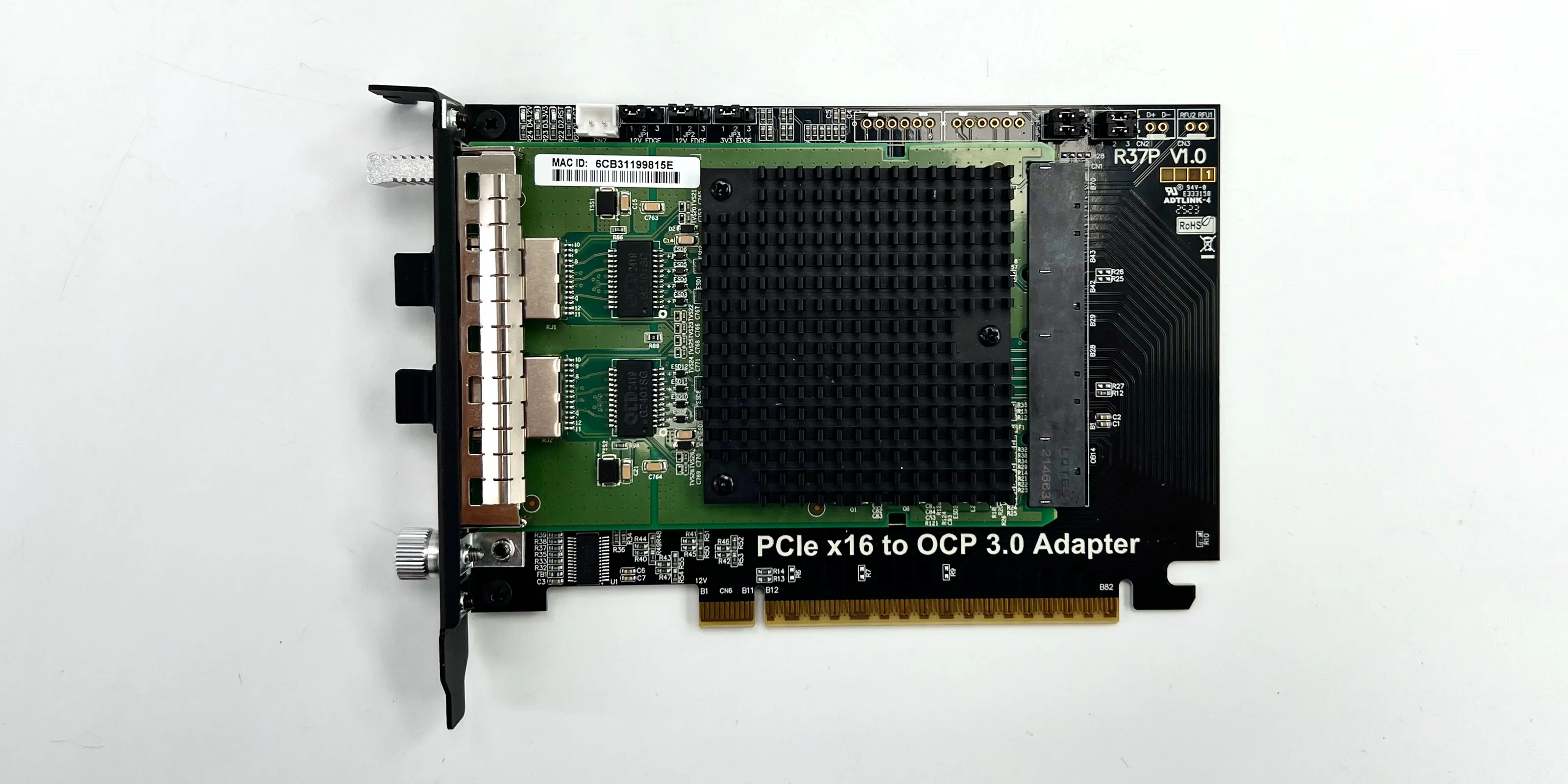 ADT-Link PCIe 4.0 x16 auf OCP NIC3.0 Gen-Z 4C+/SFF-TA-1002 seitliche Adapterkarte, kompatibel mit Gen3/Gen4 Laptop-PC – Detail 8