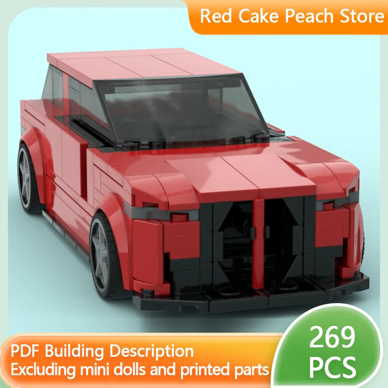 

Speed Racing Car Model MOC Building Bricks IX Luxury Electric SUV Modular Technology Children Holiday Gifts Assemble Toys Suit