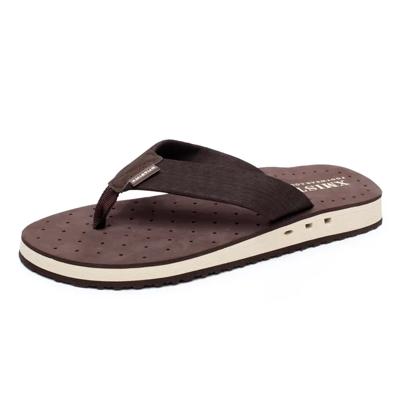 New Arrival Summer Men Flip Flops High Quality Beach Sandals Non-slide Male Slippers Zapatos Hombre Casual Shoes