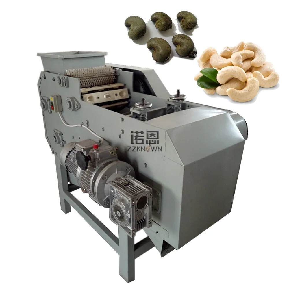 Automatic Cashew Sheller Machine Industrial Nut Dehuller Peeler Machine Stainless Steel Cracker Cashew Nuts Cracking Huller