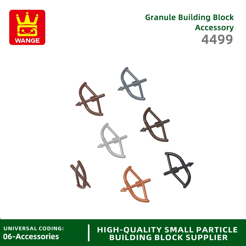 20 Pcs/lot 4499 Bow and Arrow Weapon Building Block Moc Color Accessories Compatible with Bricks DIY Children's Toy Gift Box