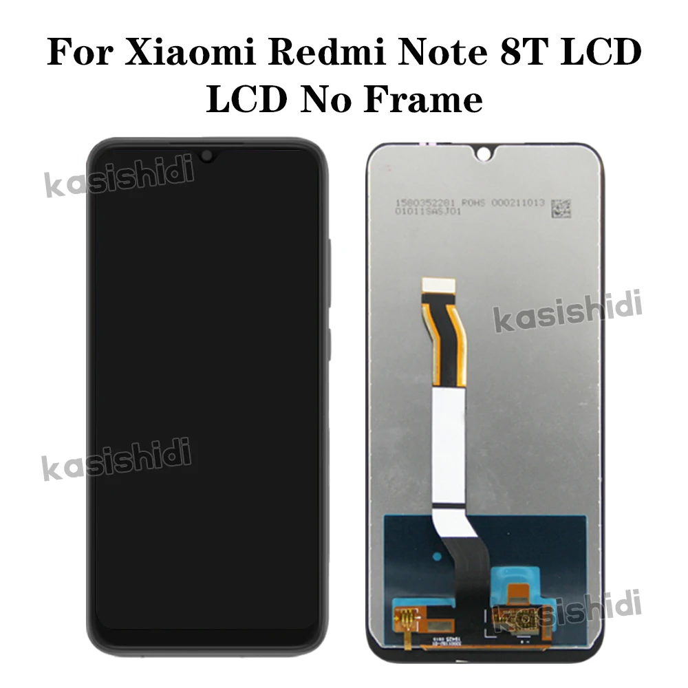 6.3\'\' LCD For Xiaomi Redmi Note 8T Display Touch Screen Digitizer Assembly Display M1908C3XG Replacement Parts 100% Tested