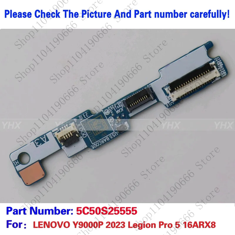 

++Notebook computer components New For LENOVO Y9000P 2023 Legion Pro 5 16ARX8 USB BOARD 5C50S25555.++