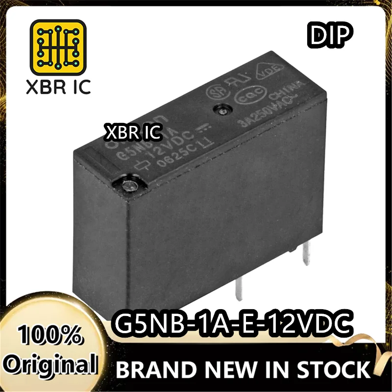 

(20/50 pieces) G5NB-1A-E 12VDC 5A 4-pin relay DC12V DIP Brand new genuine product In stock Fast shipping