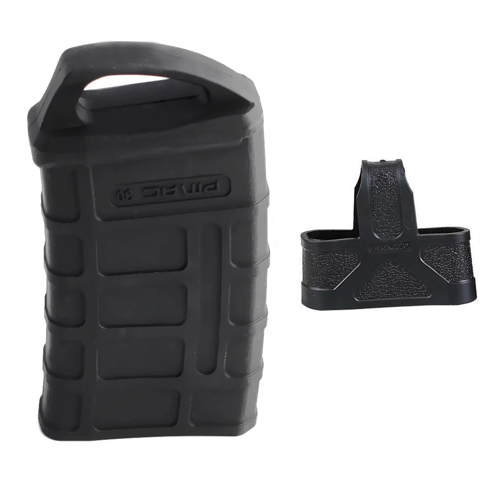 Tactical M4/M16 .223 5.56 Mag Assist Magzine Protector Rubber Holster Magazine Pouch Non-slip Sleeve, hunting accessories