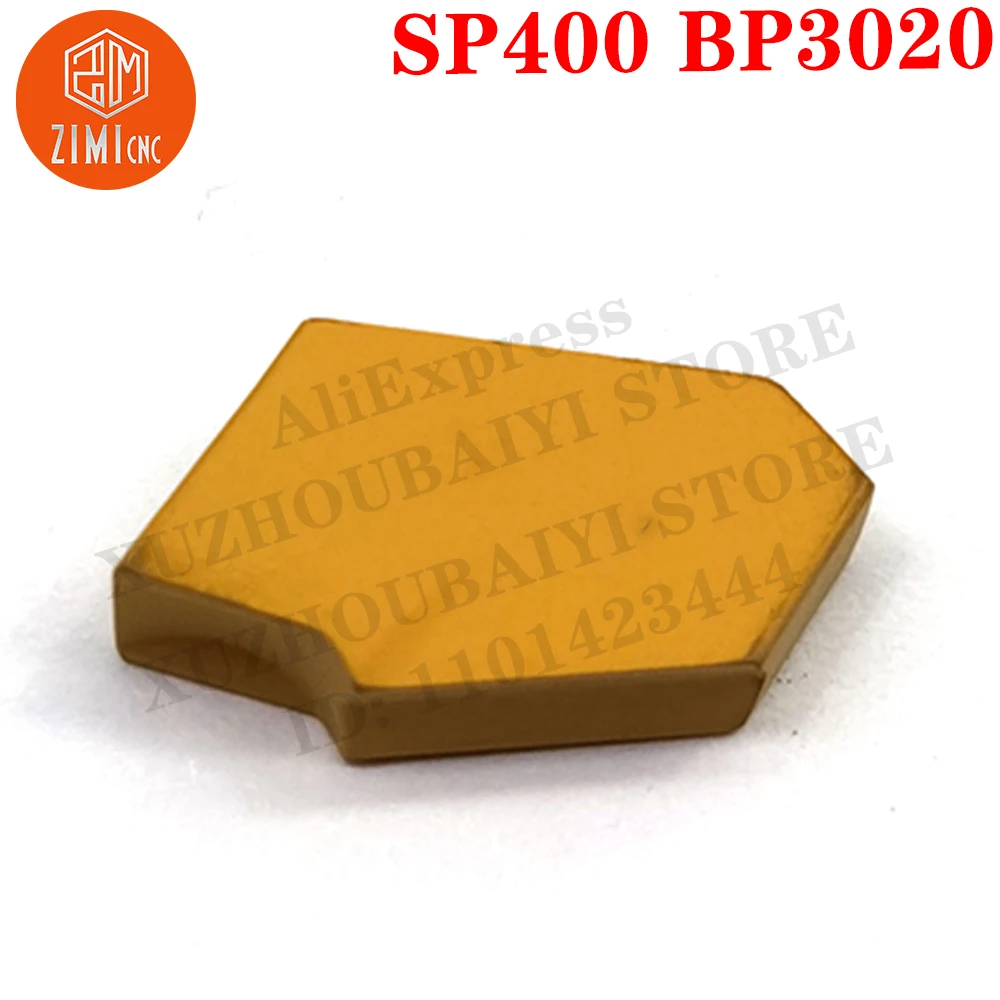 SP400 BP3020 فراق SP400 CBN أدوات إدراج الحز إدراجات كربيد مخرطة معدنية CNC شفرة ميكانيكية أدوات CNC أدوات القطع
