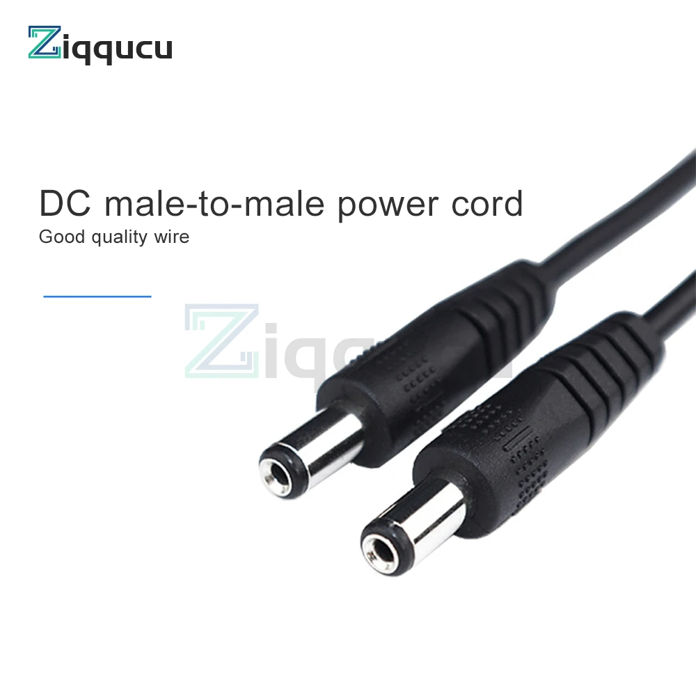 

DC 5.5mm x 2.1mm Male to Male Power Cable 22AWG - for LED Strip, CCTV Camera, Surveillance System & Electronic Devices